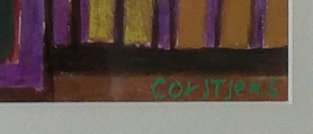 Toine Corstjens - Gouache - Geordende Compositie. kopen? Bied vanaf 195!