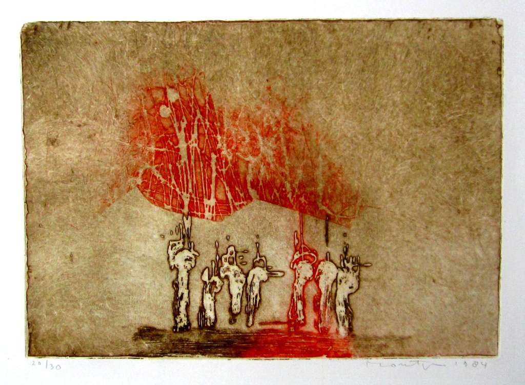 Jan Montyn, ets uit 1984 kopen? Bied vanaf 95!