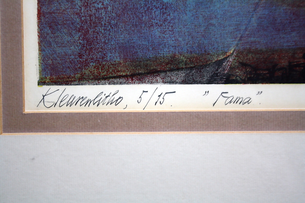 Fred Koot Kleurenlitho 'Fama' kopen? Bied vanaf 245!