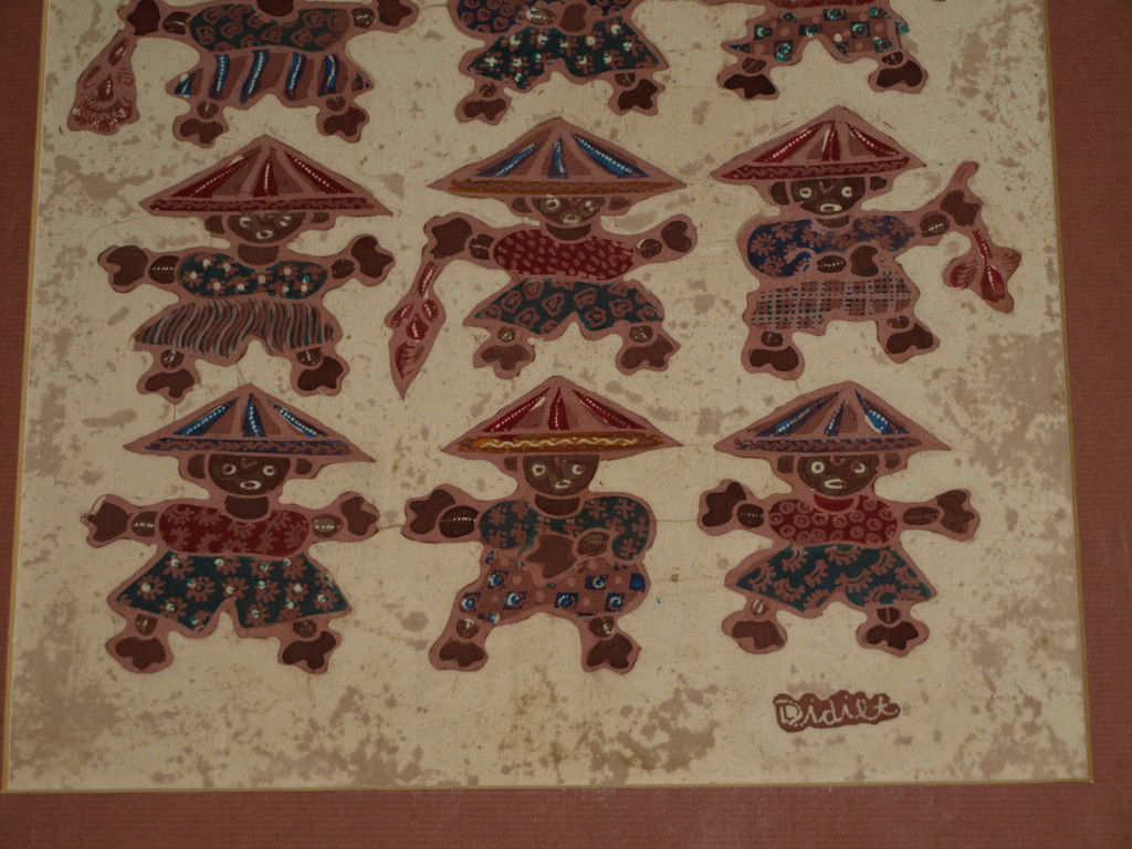 Didiet : Batik op katoen – Indonesië - Ingelijst- ca 1970 kopen? Bied vanaf 1!