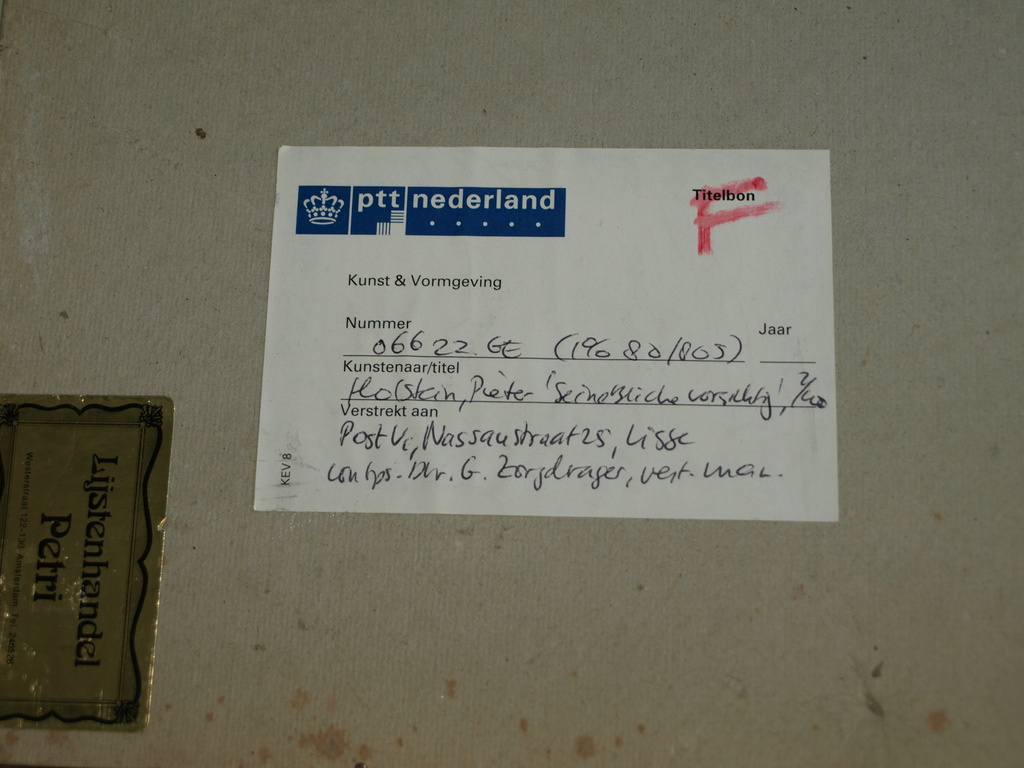 PIETER HOLSTEIN - Ets : Seine Blicke vorsichig...– Gesigneerd - ingelijst -1975  kopen? Bied vanaf 75!