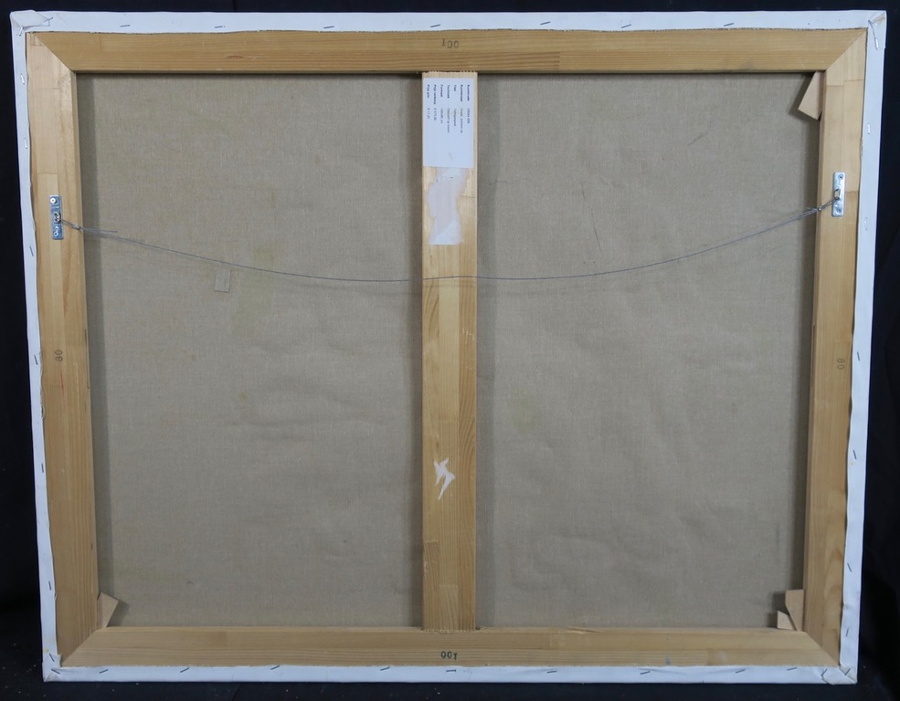 Jochem de Graaf: Olieverf op doek, Tafelgesprek kopen? Bied vanaf 80!