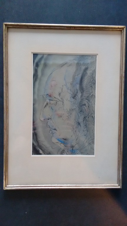 Alfred Ost tekening, aquarel met Oost-Indische inkt, gesigneerd, 1919 kopen? Bied vanaf 220!