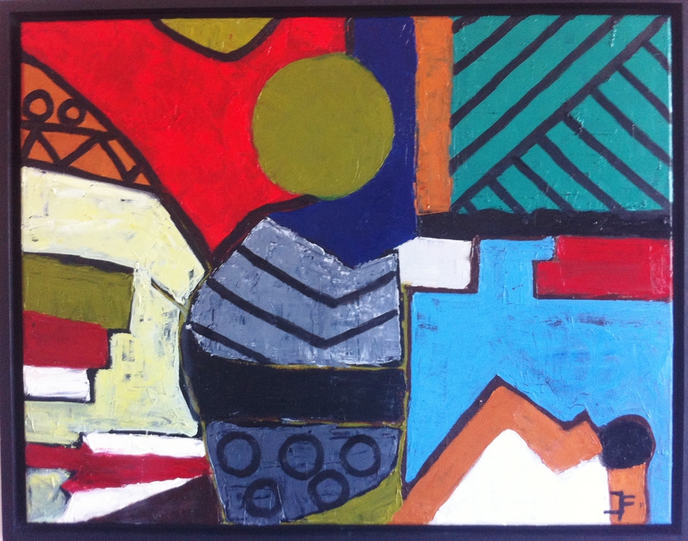 John Foppen - Island in the sun.....Olieverf op canvas - gesigneerd - ingelijst verkocht voor € 129!