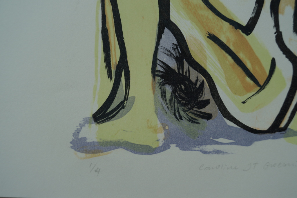 Caroline J.T. Gresnigt - gesigneerde litho - 1993 - 4 ex. kopen? Bied vanaf 1!