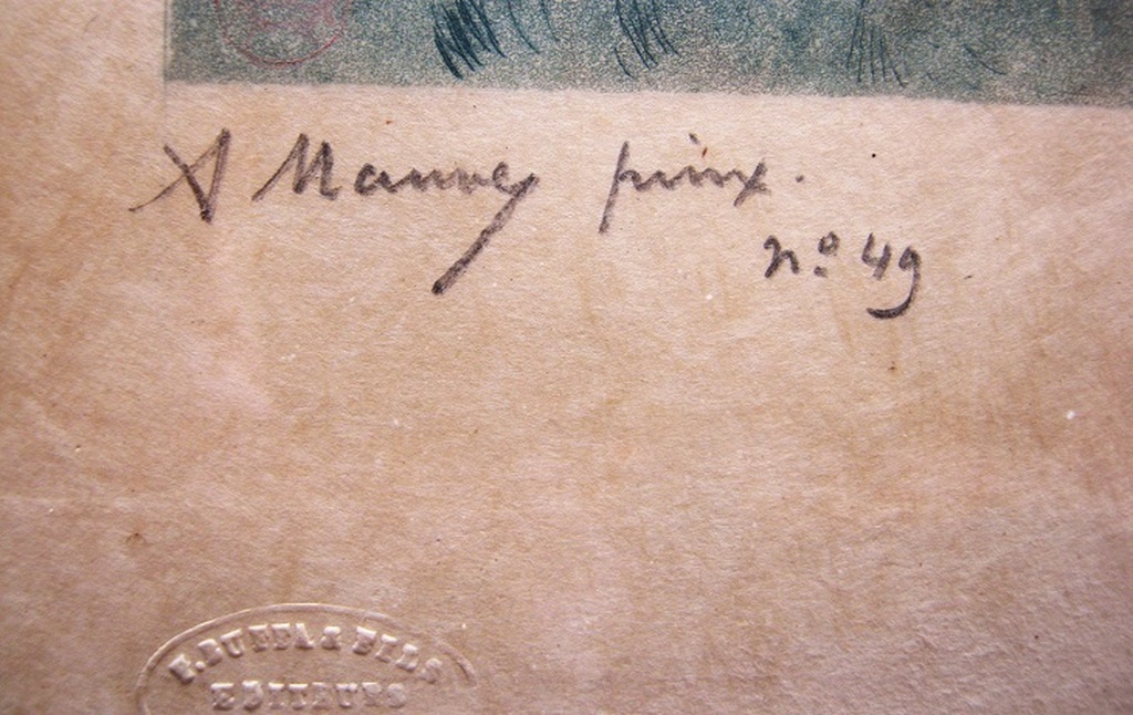 Niet of onleesbaar gesigneerd - litho van het werk van Mauve  kopen? Bied vanaf 1!