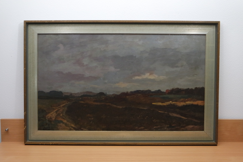 Hendrik Weegewijs (1875-1964) - olieverf op doek - heidelandschap kopen? Bied vanaf 199!