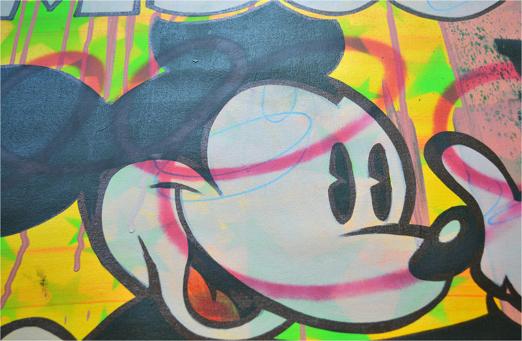 Dillon Boy, Mouse Pride, uniek origineel werk op groot doek, COA, 2015 kopen? Bied vanaf 900!