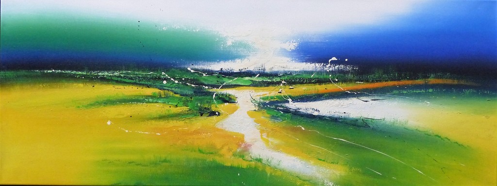 Lee Cole,Zonder titel,Olieverf op Linnen,Afmeting 130x50 kopen? Bied vanaf 90!