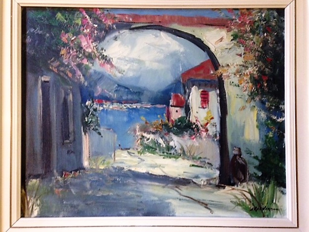 Jan Kelderman (1914-1990), olieverf op doek, Zuid-Frankrijk kopen? Bied vanaf 60!