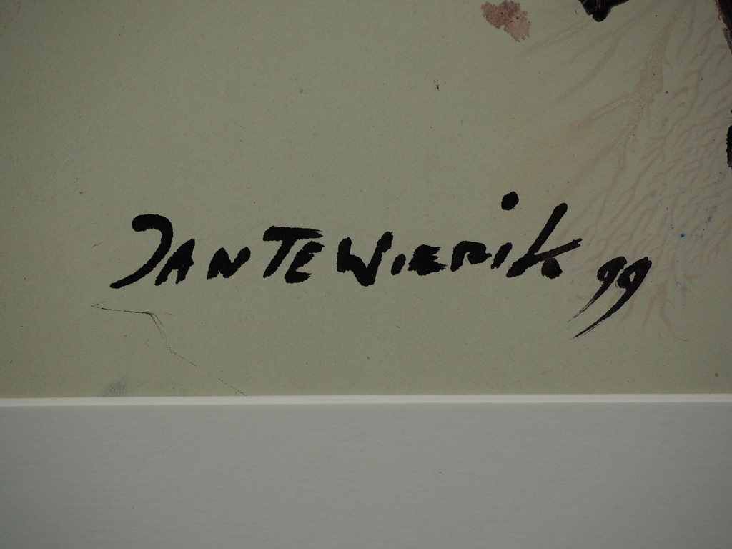 Jan te Wierik: Schilderij, zonder titel kopen? Bied vanaf 1200!