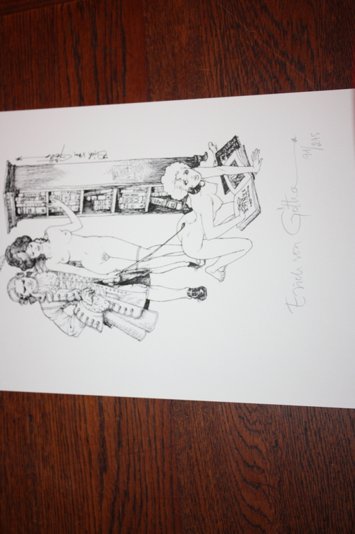 Erotische litho plus boek verkocht voor € 55!