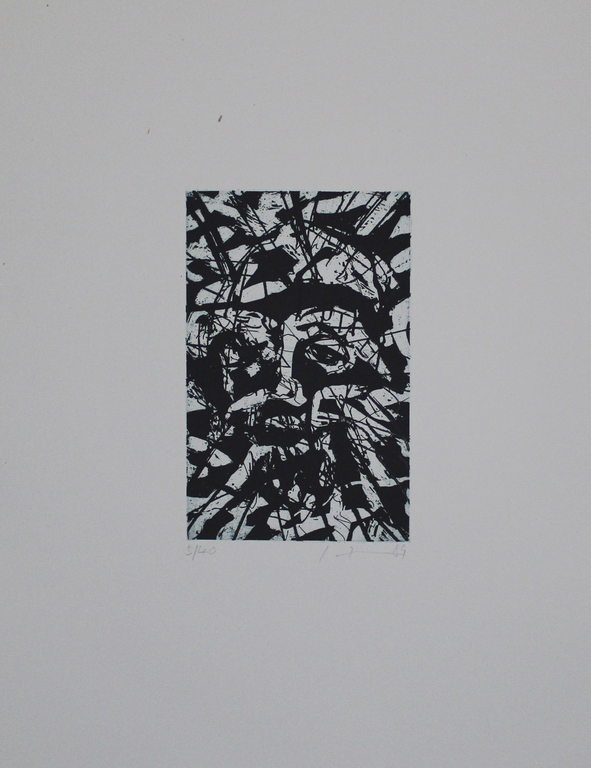 F.HAHN. -Heinrich Graf von Ratzburg- Ets op geschept papier.1989. Handgesigneerd kopen? Bied vanaf 39!