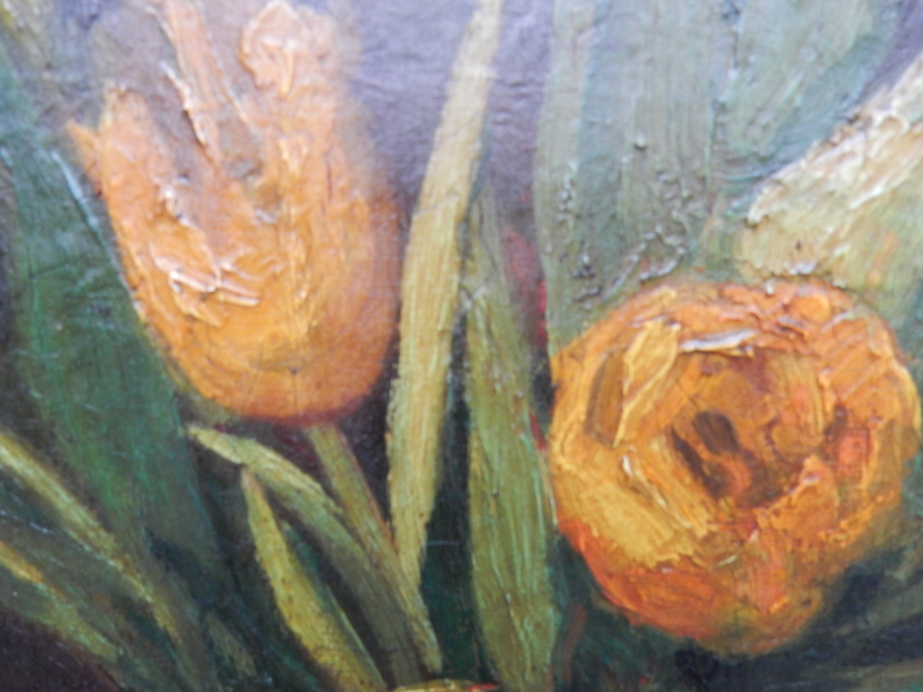 J.A.Pietersen, stilleven, olieverf op linnen, 1919 kopen? Bied vanaf 75!