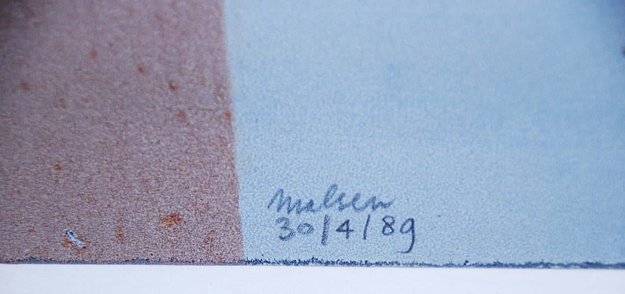 Willem van Malsen: Olieverf op papier. Abstracte compositie kopen? Bied vanaf 150!