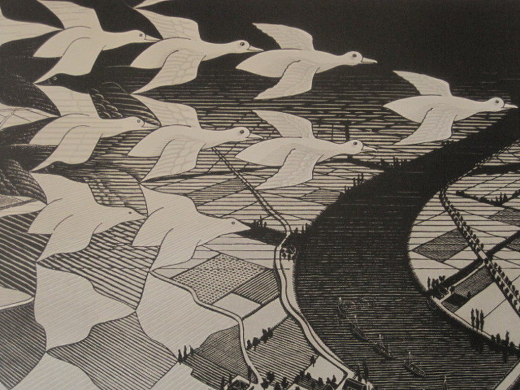 M.C.Escher1898-1972 oude lithografie  kopen? Bied vanaf 1!