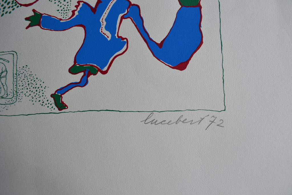 Lucebert Kleurenlitho 1972 (Prent 190) kopen? Bied vanaf 175!