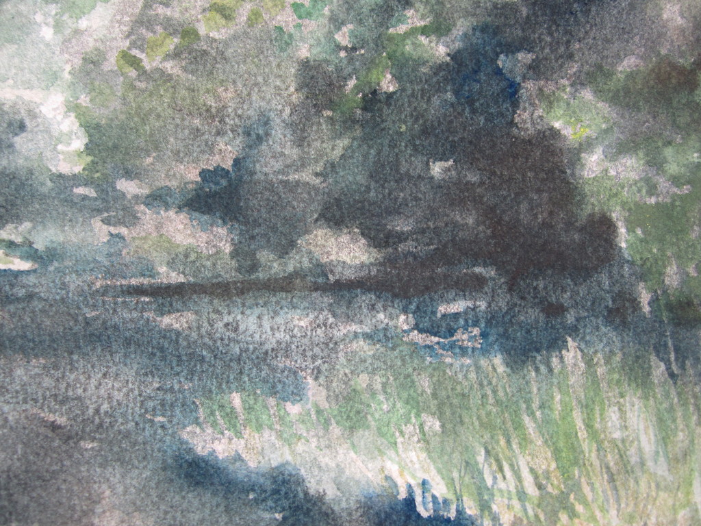 André Tigchelaar: Aquarel, Zomer in Holland kopen? Bied vanaf 1!