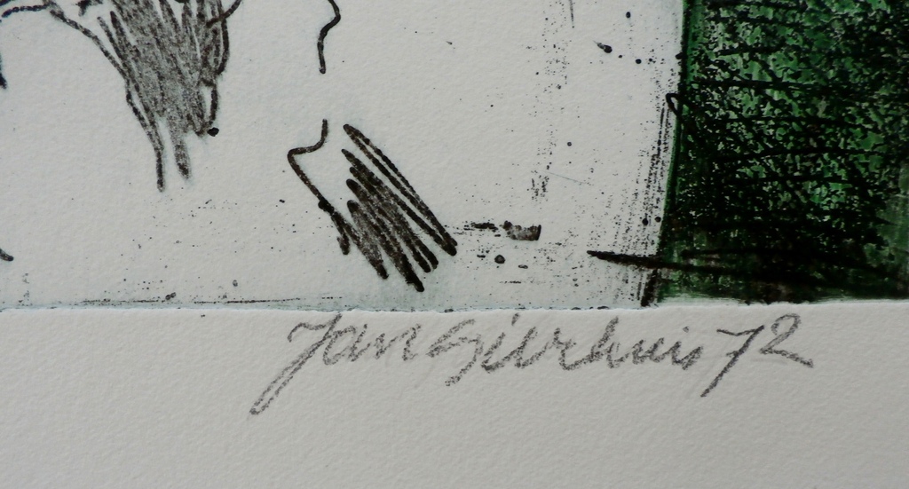 Jan Sierhuis - Ets: vrouwelijk naakt - 1972 kopen? Bied vanaf 75!