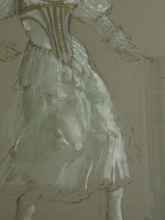 Bijzondere Aquarel "Tsjaikovski - Zwanenmeer akte1" gesigneerd 1987  kopen? Bied vanaf 1!