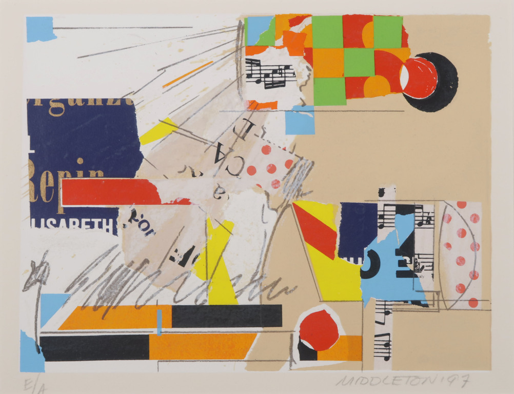 Sam Middleton: Zeefdruk, Composition III kopen? Bied vanaf 35!