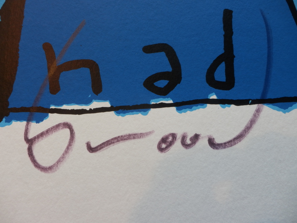 HERMAN BROOD,  HANDGESIGNEERDE Zeefdruk  ALS IK JOU NIET HAD -SINTERKLAASACTIE!! kopen? Bied vanaf 1!