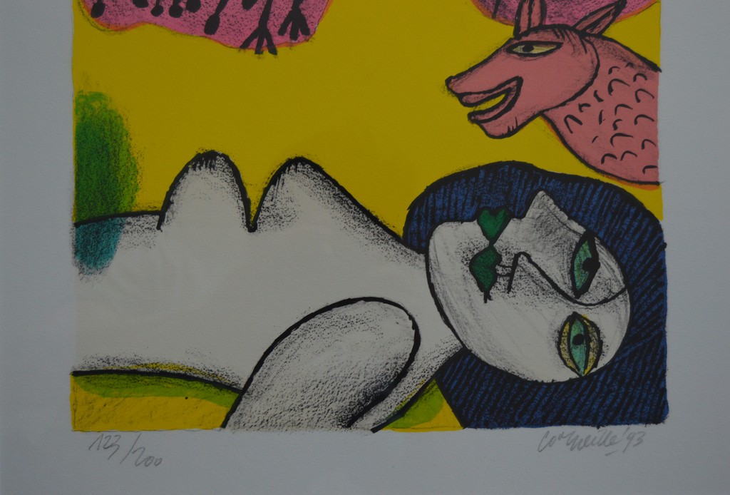 Corneille: Zeefdruk - Mémoire de Bali B - 1993 kopen? Bied vanaf 150!