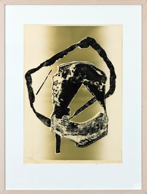 Henriette Spiering: Ets, Fragment II - Ingelijst kopen? Bied vanaf 1!