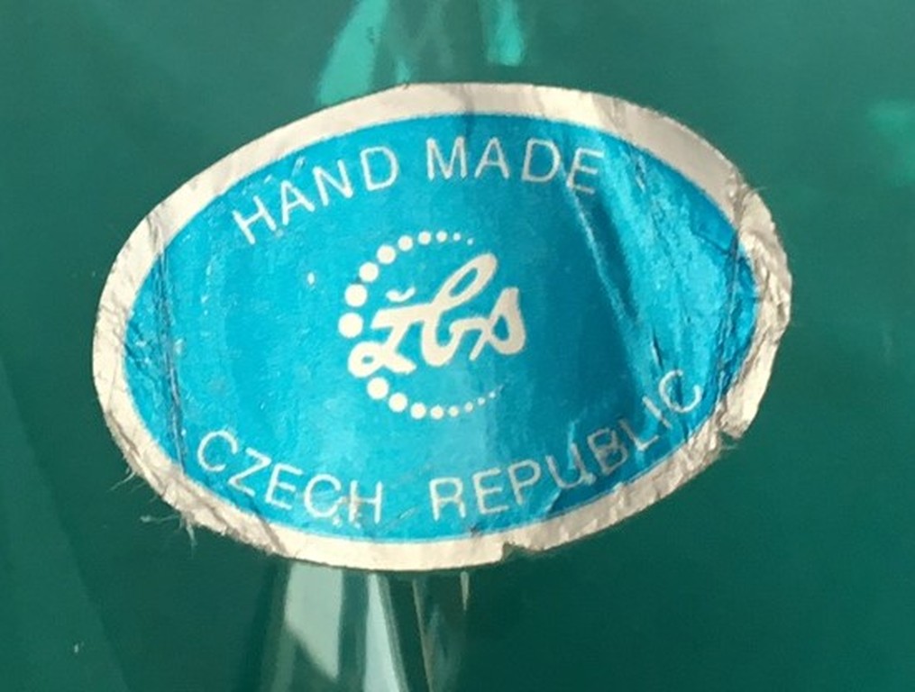 Miloslav Klinger voor Zelezny Brod Sklo - Groen vaasje kopen? Bied vanaf 30!