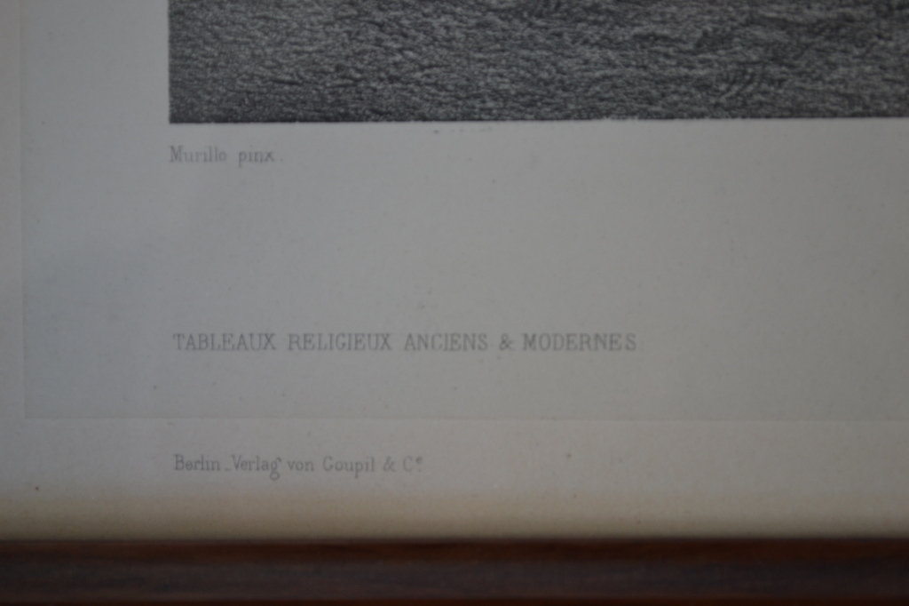 Goupil et Ce (1858) - Lithografie - De Madonna van Sevilla (naar Murillo) kopen? Bied vanaf 1!