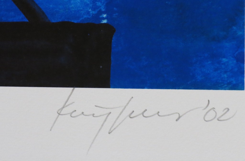 Theo Kuijpers: Giclee, Zonder titel (blauw) kopen? Bied vanaf 1!