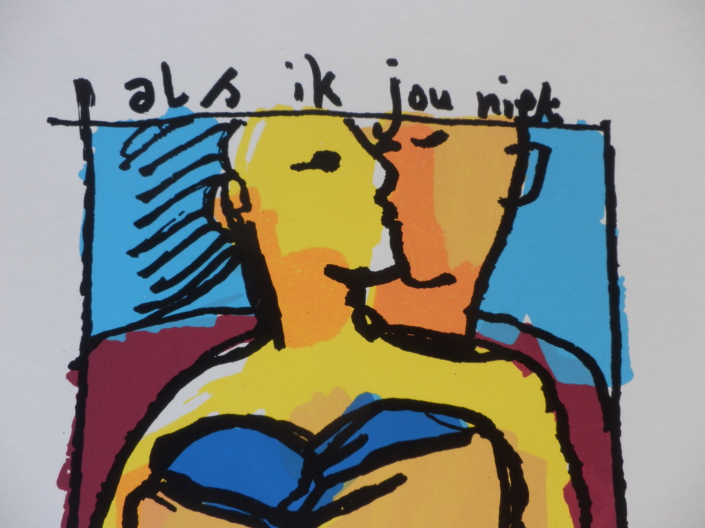 HERMAN BROOD  HANDGESIGNEERDE En Gelimiteerde ZEEFDRUK  ALS IK JOU NIET HAD kopen? Bied vanaf 1!