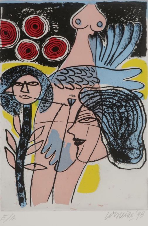 Corneille: Zeefdruk, Zonder titel kopen? Bied vanaf 100!