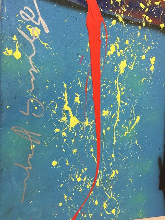 Uniek topwerk van Espen Greger Hagen; AIRFORCE ONE (1.20 x1.20) kopen? Bied vanaf 350!