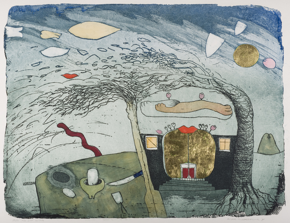 Michel van Overbeeke, kleurets, The old estate kopen? Bied vanaf 160!