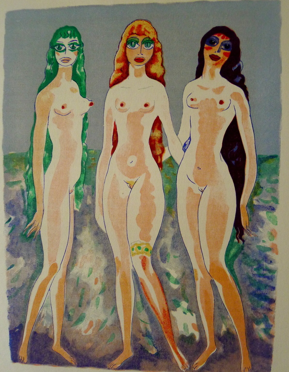 Kees van Dongen , een houtgravure  naar aquarel uit 1001 nacht, 1955 . kopen? Bied vanaf 10!