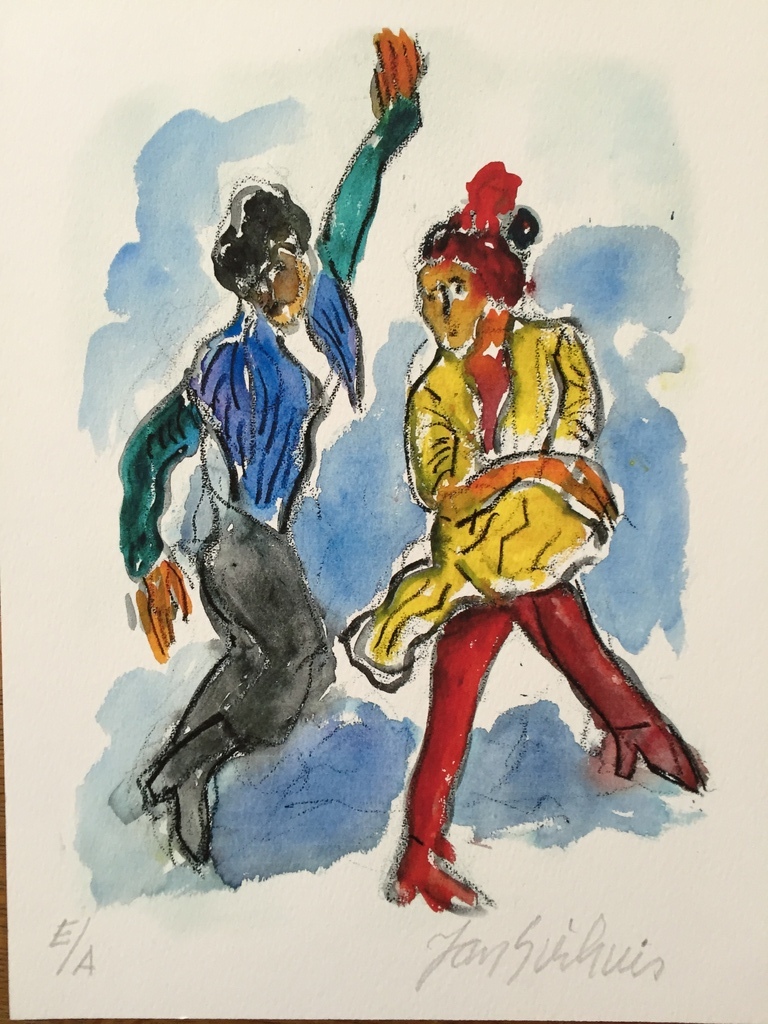 Jan Sierhuis originele EA piezo/zeefdruk kopen? Bied vanaf 1!