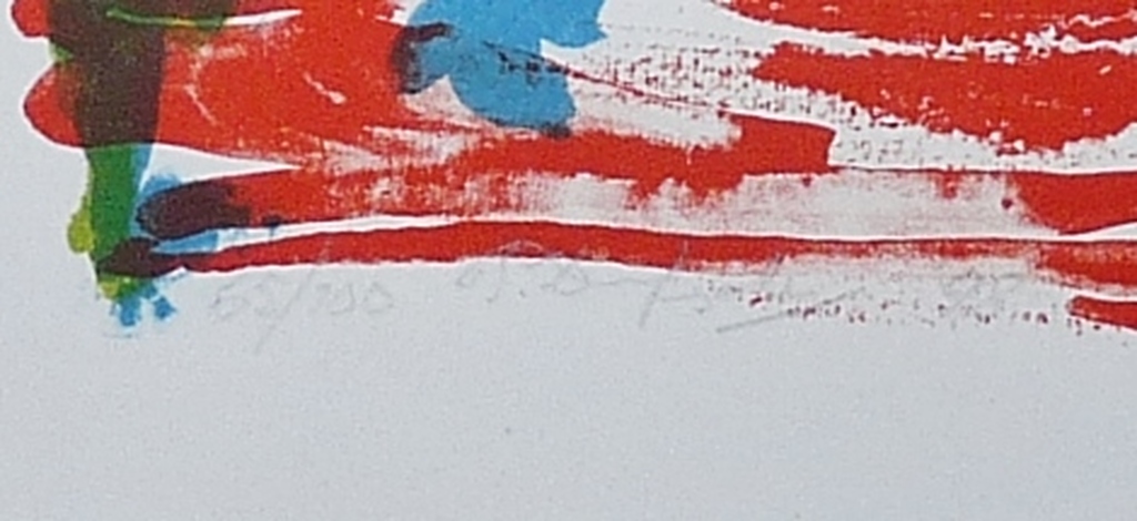 Pieter Defesche, kleurenlitho, zonder titel, 1998, oplage 100 stuks  kopen? Bied vanaf 50!