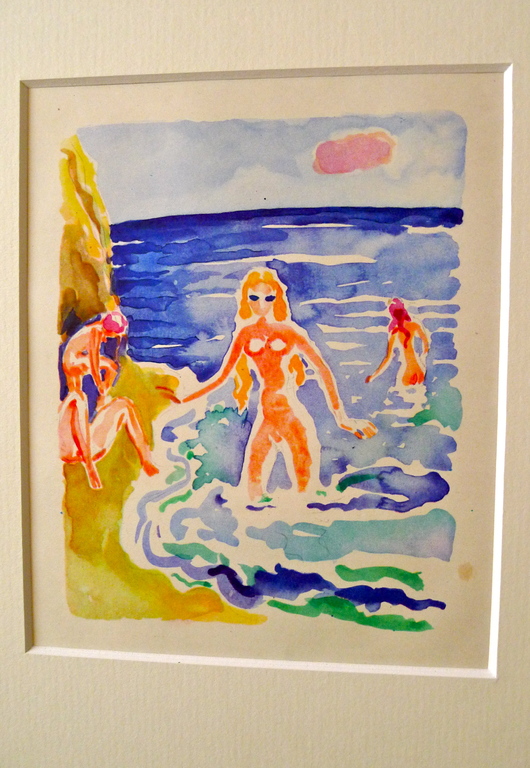 Kees van Dongen, houtgravure naar aquarel uit a La Recherche du Temps Perdu met Passe-partout! kopen? Bied vanaf 50!