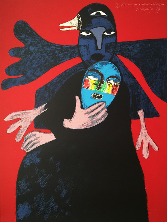 Corneille - Femme aux deux visages, litho kopen? Bied vanaf 275!