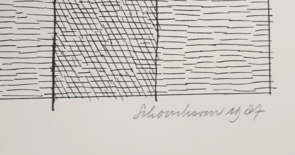 Jan Schoonhoven: Zeefdruk, Vorm kopen? Bied vanaf 350!