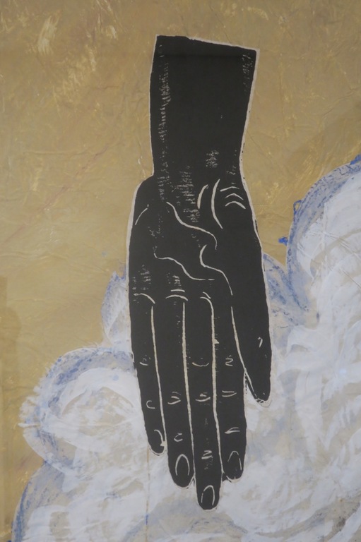 Jean Bilquin: Acryl en Collage, Angst - Ingelijst (Zeer groot) kopen? Bied vanaf 600!