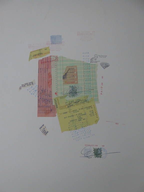 Liesbeth Giesberger: Collage op papier, Parcel Post kopen? Bied vanaf 20!