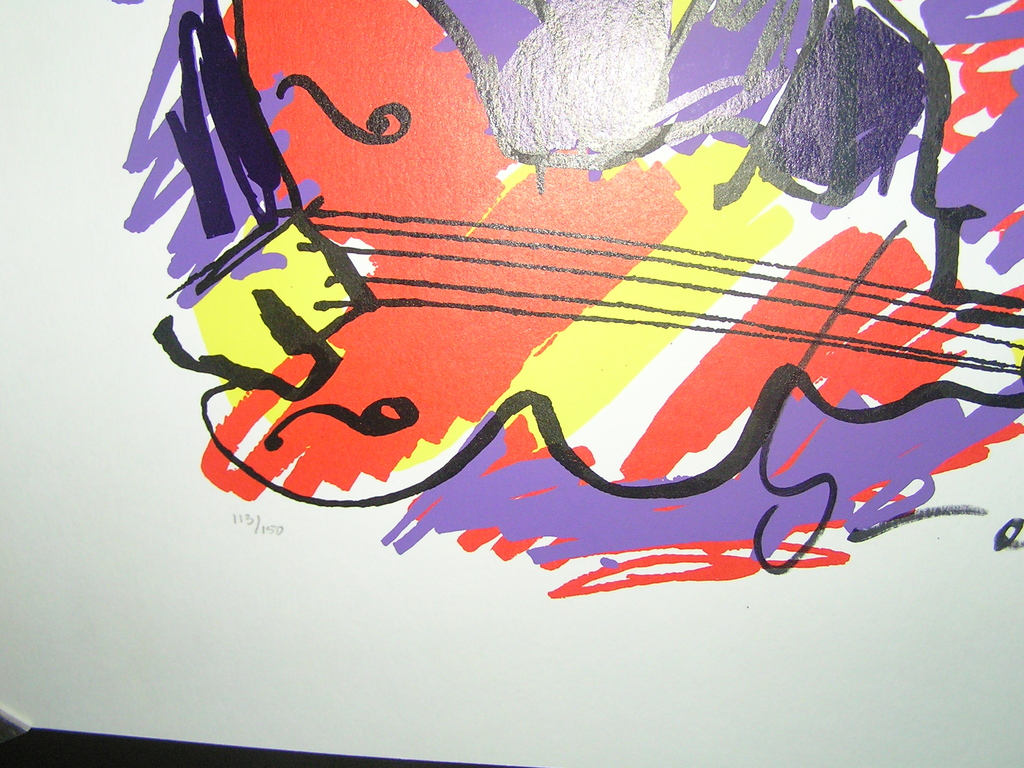 Herman Brood - Originele Handgesigneerde Zeefdruk: "Elvis" Met HBM certificaat. kopen? Bied vanaf 175!