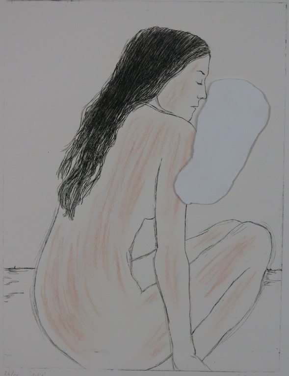 Iris van Dongen: Ets, Wit  verkocht voor € 46!