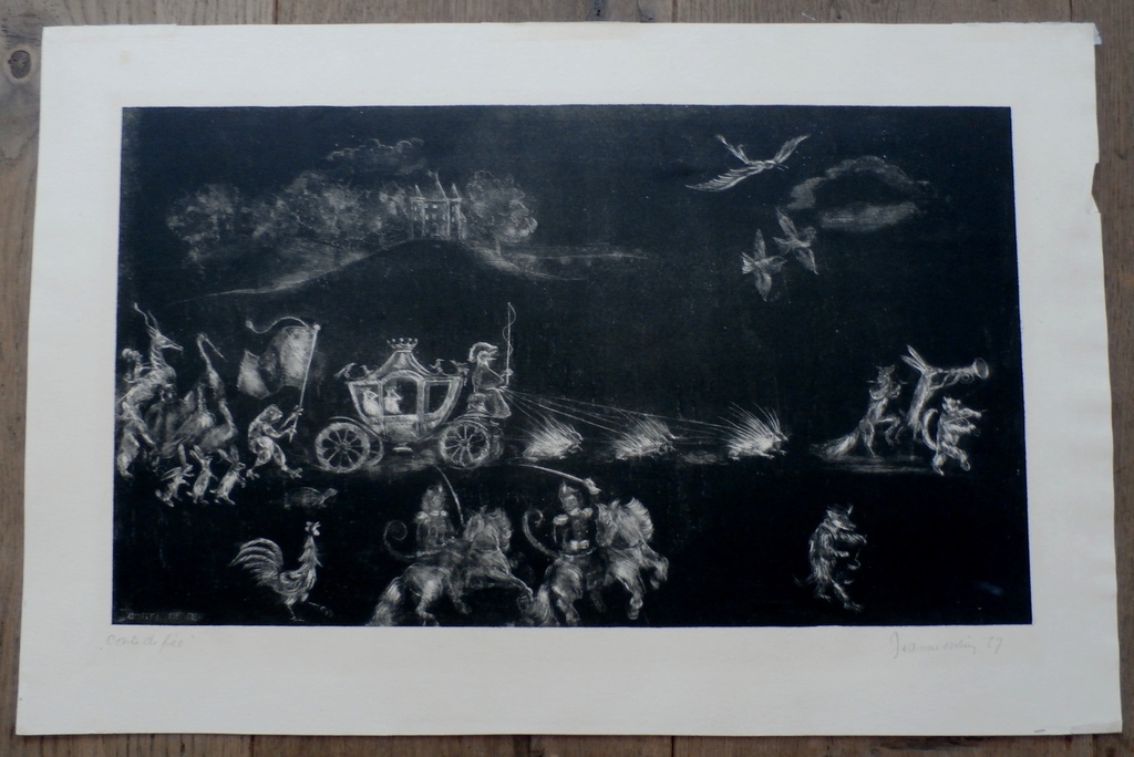 Jeanne Biruma Oosting, handgesigneerde litho, 1937e kopen? Bied vanaf 85!