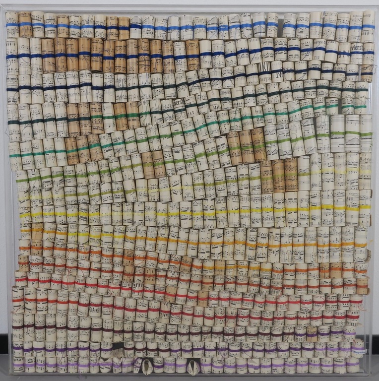 Stef Kreymborg: Bladmuziek en garen, Ingewikkelde muziek I - Ingelijst kopen? Bied vanaf 100!