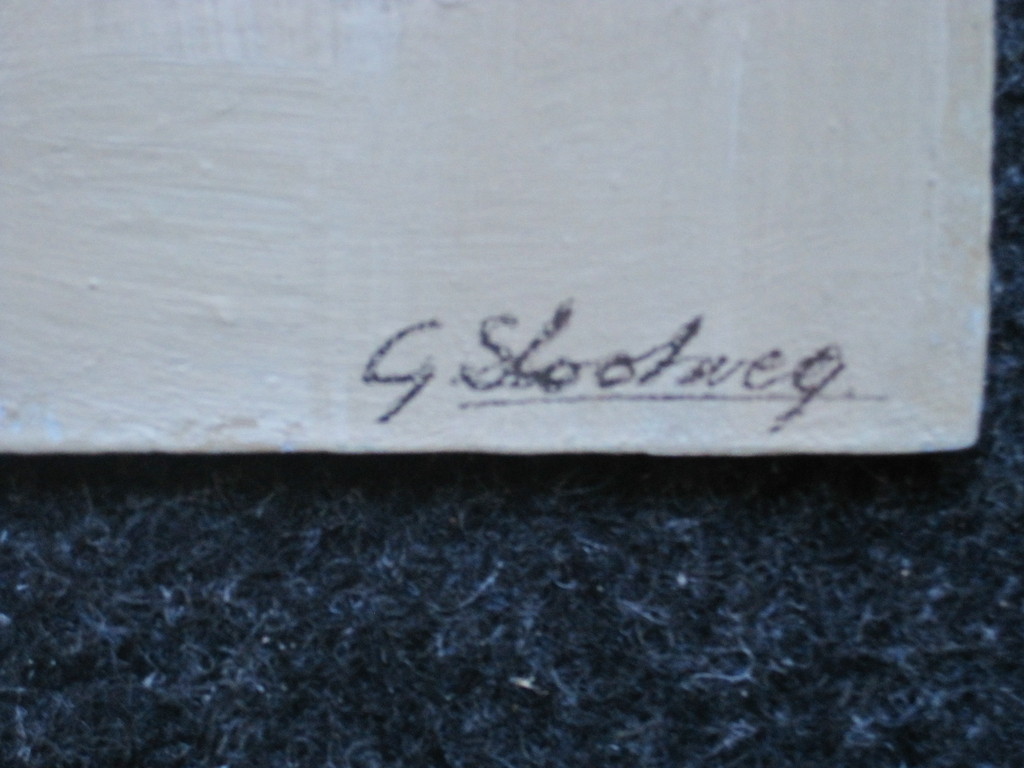 G.Slootweg impressionist.  olieverf  "liggend  naakt" omstreeks 1950  kopen? Bied vanaf 1!