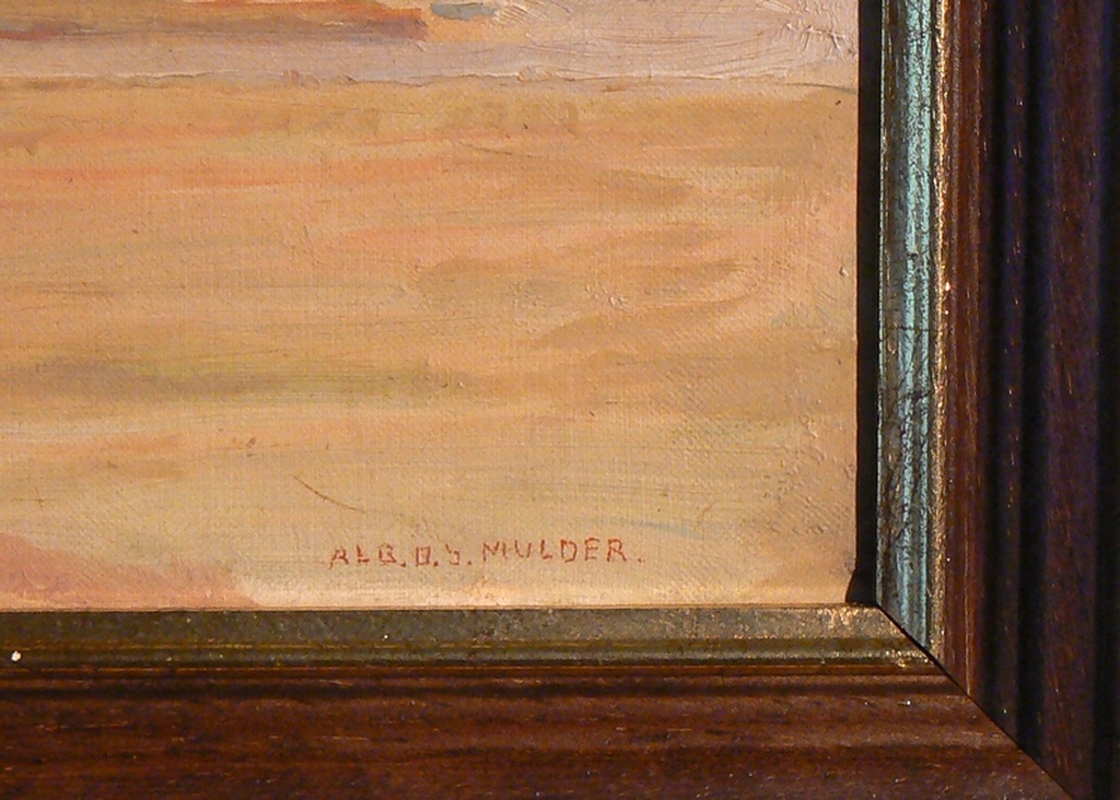 Albert Berend Jans Mulder (1889-1987) - olieverf op doek - landschap kopen? Bied vanaf 60!
