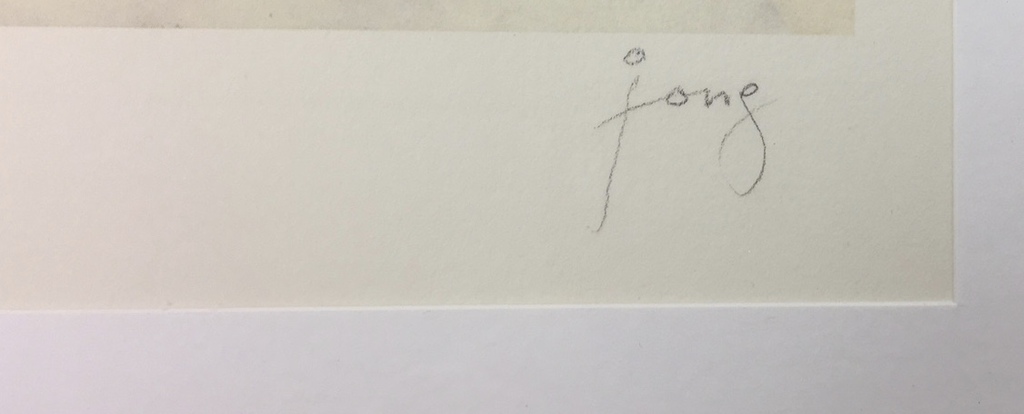 Onbekend gesigneerd: Offset, Zonder titel - Ingelijst kopen? Bied vanaf 1!